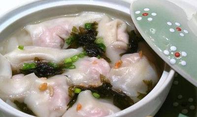 猪肉大葱大馄饨