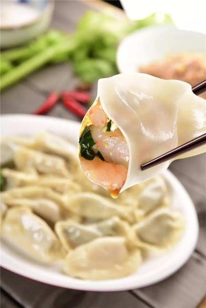 虾仁肉三鲜水饺